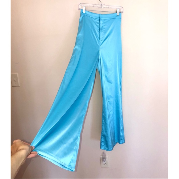 COPY - Meshki Satin Bandeau top & Super Wide Leg Pants - Picture 11 of 14
